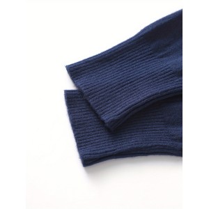 Elegant V-neck Solid Cardigan, Long Sleeve Cardigan For Spring & Fall, Women's Clothing