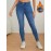 Fleece Liner Casual Skinny Jeans, Slim Fit Mid-Stretch Slant Pockets Tight Jeans, Women's Denim Jeans & Clothing